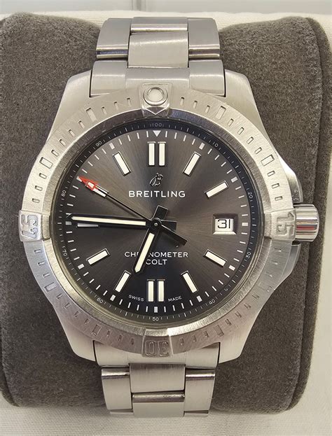 breitling colt 41 neu|breitling colt 41 tempest grey.